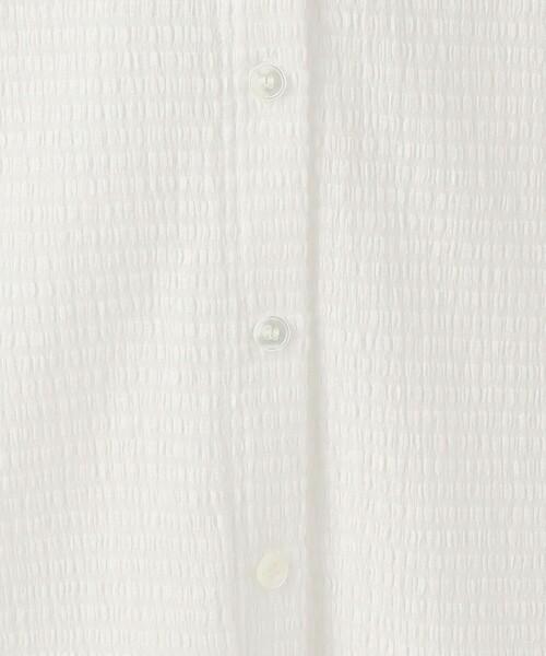 Steven Alan（スティーブンアラン）の「＜Steven Alan＞クレープ シャツ（カーディガン/ボレロ・レディース・ホワイト/ネイビー/ライトピンク・FREE）」の19枚目の写真