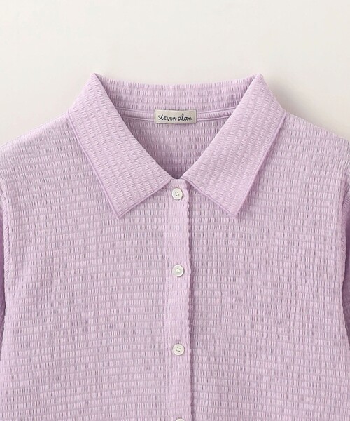 カーディガン 「Steven Alan」クレープ シャツ レディース セール】＜Steven Alan＞クレープ シャツ（カーディガン/ボレロ
