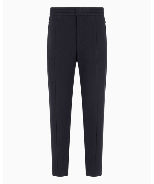 EMPORIOARMANI アルマーニ ブラック コットンスラックス italy EMPORIOARMANI アルマーニ ブラック コットンスラックス italy