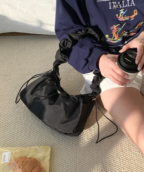 Miniministore(ミニミニストア)の「ハンドバッグ 肩掛けバッグ ナイロン(ハンドバッグ・レディース・グレー/ブラック/ベージュ・FREE)」の18枚目の写真