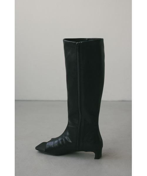 STYLEMIXER(スタイルミキサー)の「トングロングブーツ(ブーツ・レディース・ベージュ/ブラック・SMALL/MEDIUM/LARGE/LL)」の13枚目の写真