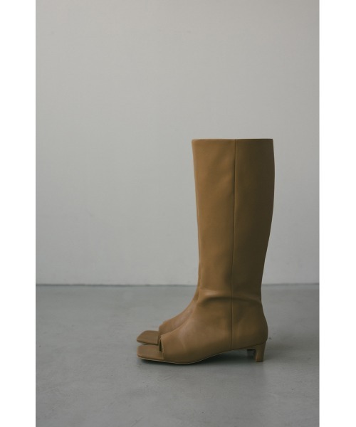 STYLEMIXER(スタイルミキサー)の「トングロングブーツ(ブーツ・レディース・ベージュ/ブラック・SMALL/MEDIUM/LARGE/LL)」の21枚目の写真