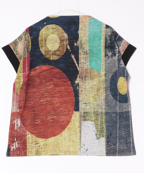 antiqua(アンティカ)の「モダンアートトップス(Tシャツ/カットソー・レディース・ブラック系その他/ブルー系その他・ONESIZE)」の19枚目の写真