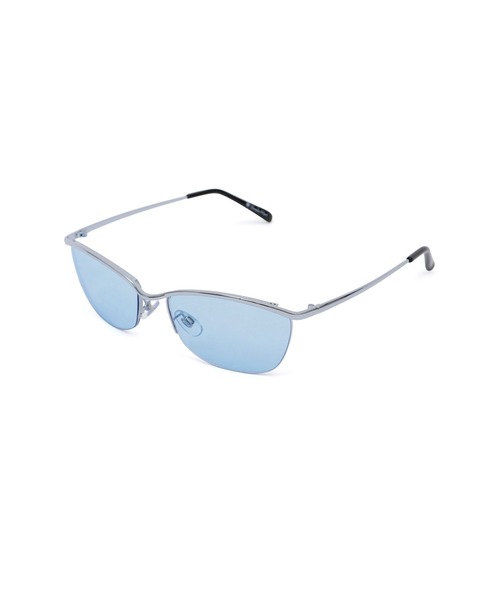 TORNADO MART（トルネードマート）の「TORNADO MART∴メタルハーフリムサングラス（サングラス・メンズ・グレー系その他/ブルー系1・F）」の10枚目の写真