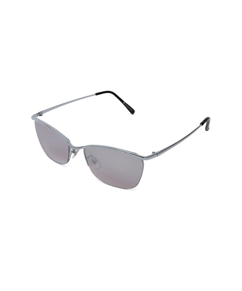 TORNADO MART（トルネードマート）の「TORNADO MART∴メタルハーフリムサングラス（サングラス・メンズ・グレー系その他/ブルー系1・F）」の5枚目の写真