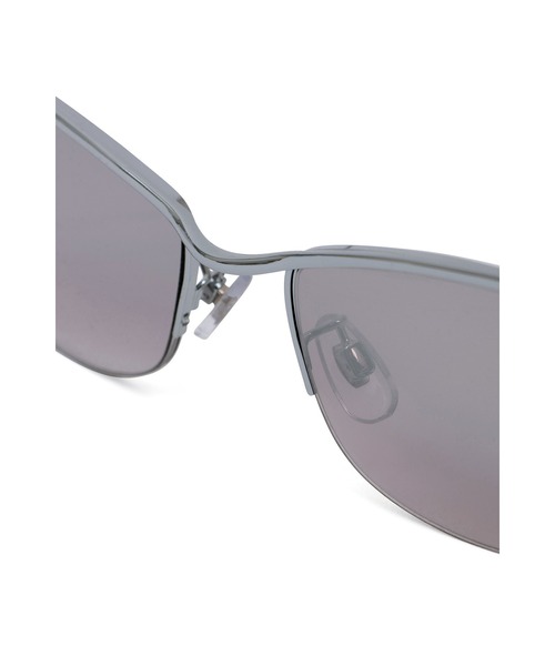 TORNADO MART（トルネードマート）の「TORNADO MART∴メタルハーフリムサングラス（サングラス・メンズ・グレー系その他/ブルー系1・F）」の6枚目の写真