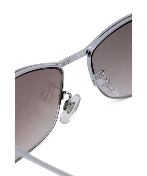 TORNADO MART（トルネードマート）の「TORNADO MART∴メタルハーフリムサングラス（サングラス・メンズ・グレー系その他/ブルー系1・F）」の7枚目の写真