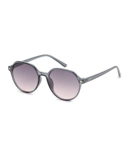 SHOO・LA・RUE（シューラルー）の「◆ダブルハーフレンズサングラス（サングラス・レディース・ブラック/ダークブラウン/グレー・00）」の4枚目の写真