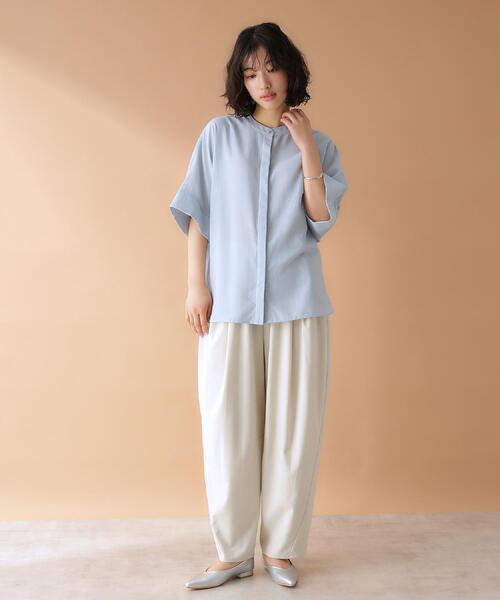 THE SHOP TK (ザ ショップ ティーケー )の「バレルパンツ【洗える】(その他パンツ・レディース・ナチュラル/スミクロ・12/13)」の4枚目の写真