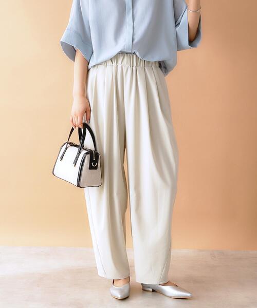 THE SHOP TK (ザ ショップ ティーケー )の「バレルパンツ【洗える】(その他パンツ・レディース・ナチュラル/スミクロ・12/13)」の7枚目の写真