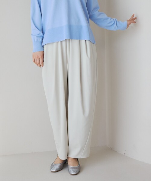 THE SHOP TK (ザ ショップ ティーケー )の「バレルパンツ【洗える】(その他パンツ・レディース・ナチュラル/スミクロ・12/13)」の9枚目の写真