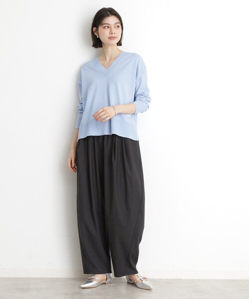 THE SHOP TK (ザ ショップ ティーケー )の「バレルパンツ【洗える】(その他パンツ・レディース・ナチュラル/スミクロ・12/13)」の11枚目の写真