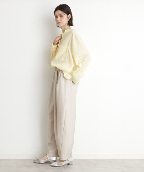 THE SHOP TK (ザ ショップ ティーケー )の「バレルパンツ【洗える】(その他パンツ・レディース・ナチュラル/スミクロ・12/13)」の17枚目の写真