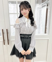 ROJITA | ハートフロッキーフリルブラウス(シャツ/ブラウス)