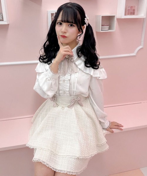 ROJITA（ロジータ）の「ハートフロッキーフリルブラウス（シャツ