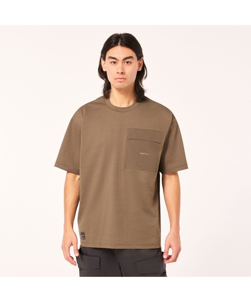 OAKLEY（オークリー）の「オークリー FGL SCRATCH TEE 4.0/ Tシャツ/ アウトドア /UPF50+/吸汗速乾/ストレッチ/ MENS / メンズ /OAKLEY（Tシャツ/カットソー・メンズ・ホワイト/ブラウン/ブルー/チャコールグレー・L/M/S）」の4枚目の写真