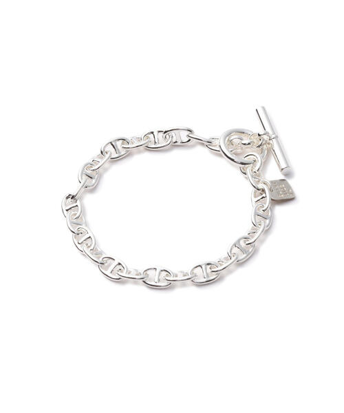 on the sunny side of the street（オンザサニーサイドオブザストリート）の「on the sunny side of the street(オン ザ サニーサイド オブ ザ ストリート) Small Anchor Chain Bracelet（ブレスレット・メンズ・シルバー/ホワイト・XL/M/L）」の5枚目の写真