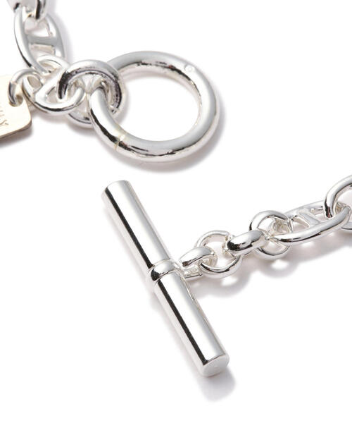 on the sunny side of the street（オンザサニーサイドオブザストリート）の「on the sunny side of the street(オン ザ サニーサイド オブ ザ ストリート) Small Anchor Chain Bracelet（ブレスレット・メンズ・シルバー/ホワイト・XL/M/L）」の7枚目の写真