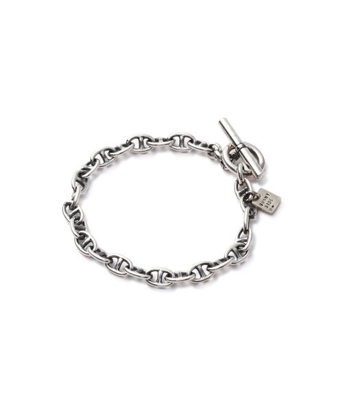 on the sunny side of the street（オンザサニーサイドオブザストリート）の「on the sunny side of the street(オン ザ サニーサイド オブ ザ ストリート) Small Anchor Chain Bracelet（ブレスレット・メンズ・シルバー/ホワイト・XL/M/L）」の2枚目の写真
