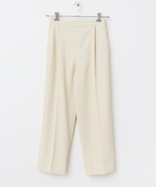 URBAN RESEARCH ROSSO WOMEN（アーバンリサーチ　ロッソ）の「『WEB/一部店舗限定』『撥水』センタープレスイージーパンツ（その他パンツ・レディース・オフホワイト/ブラック・38/36）」の10枚目の写真