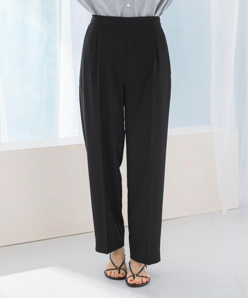 URBAN RESEARCH ROSSO WOMEN（アーバンリサーチ　ロッソ）の「『WEB/一部店舗限定』『撥水』センタープレスイージーパンツ（その他パンツ・レディース・オフホワイト/ブラック・38/36）」の21枚目の写真