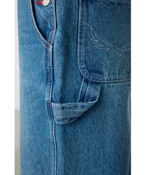 RODEO CROWNS WIDE BOWL（ロデオクラウンズワイドボウル）の「クラッシュオーバーオール（つなぎ/オールインワン・レディース・ライトブルー/ブルー系その他・SMALL/MEDIUM）」の13枚目の写真