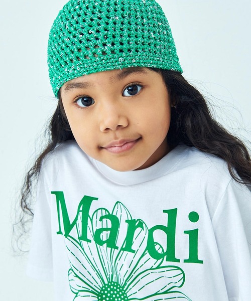 tシャツ KIDS TSHIRT FLOWERMARDI レディース KIDS TSHIRT FLOWERMARDI（Tシャツ/カットソー）｜Mardi