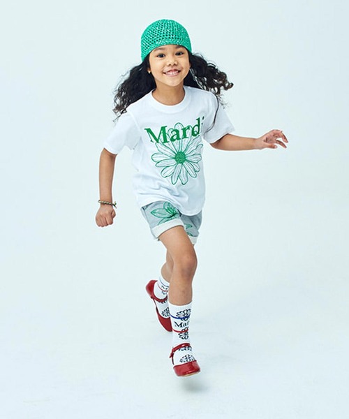 KIDS TSHIRT FLOWERMARDI（Tシャツ/カットソー）｜Mardi