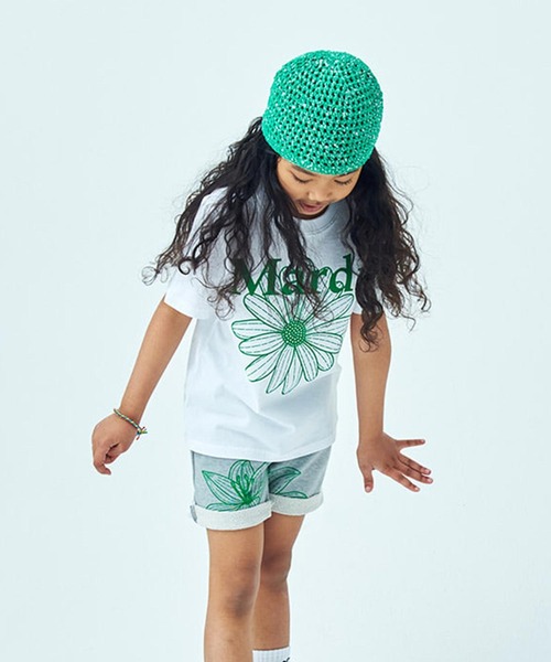 KIDS TSHIRT FLOWERMARDI（Tシャツ/カットソー）｜Mardi Mercredi