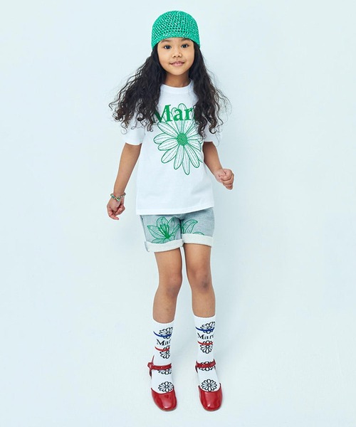 KIDS TSHIRT FLOWERMARDI（Tシャツ/カットソー）｜Mardi Mercredi