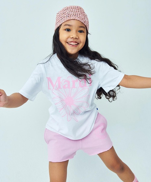 KIDS TSHIRT FLOWERMARDI（Tシャツ/カットソー）｜Mardi