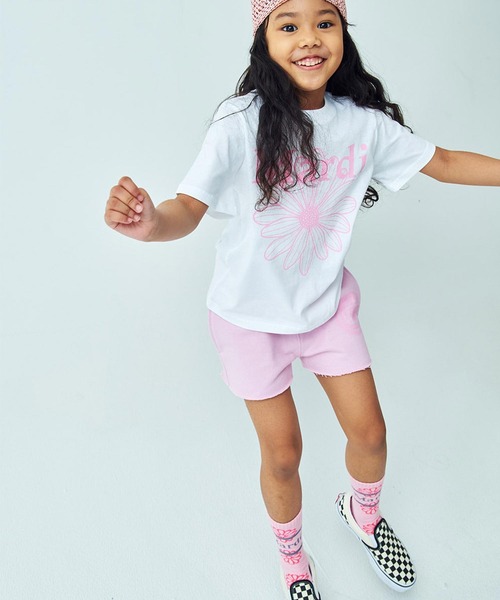 KIDS TSHIRT FLOWERMARDI（Tシャツ/カットソー）｜Mardi Mercredi
