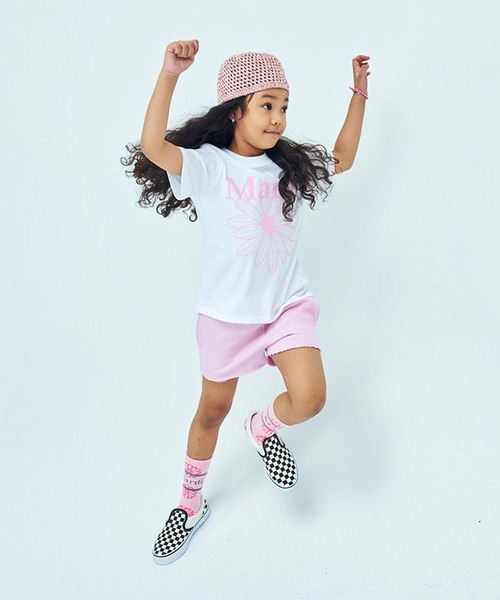 tシャツ KIDS TSHIRT FLOWERMARDI レディース Mardi Mercredi tシャツ KIDS TSHIRT FLOWERMARDI キッズ 子供服