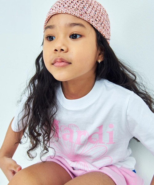 KIDS TSHIRT FLOWERMARDI（Tシャツ/カットソー）｜Mardi Mercredi