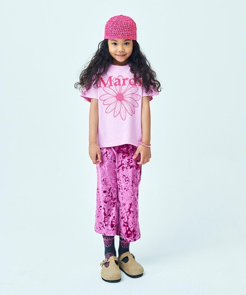 KIDS TSHIRT FLOWERMARDI（Tシャツ/カットソー）｜Mardi Mercredi