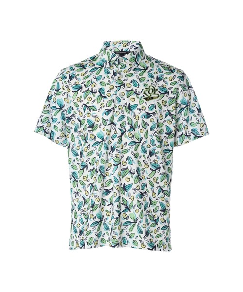 ZOY（ゾーイ）の「MENS アップルリーフプリント（シャツ/ブラウス・メンズ・グリーン系その他/チェリーピンク・X-LARGE/SMALL/LARGE/MEDIUM）」の2枚目の写真