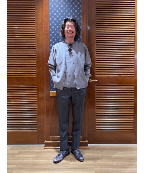 BROOKS BROTHERS(ブルックスブラザーズ)の「◆オンラインストア限定◆ギマコットン Vネックカーディガン(カーディガン/ボレロ・メンズ・ネイビー/ブラウン/グレー・LARGE/MEDIUM/SMALL/X-LARGE)」の6枚目の写真