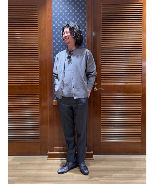 BROOKS BROTHERS(ブルックスブラザーズ)の「◆オンラインストア限定◆ギマコットン Vネックカーディガン(カーディガン/ボレロ・メンズ・ネイビー/ブラウン/グレー・LARGE/MEDIUM/SMALL/X-LARGE)」の7枚目の写真