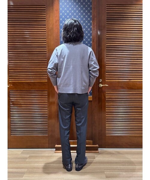 BROOKS BROTHERS(ブルックスブラザーズ)の「◆オンラインストア限定◆ギマコットン Vネックカーディガン(カーディガン/ボレロ・メンズ・ネイビー/ブラウン/グレー・LARGE/MEDIUM/SMALL/X-LARGE)」の10枚目の写真