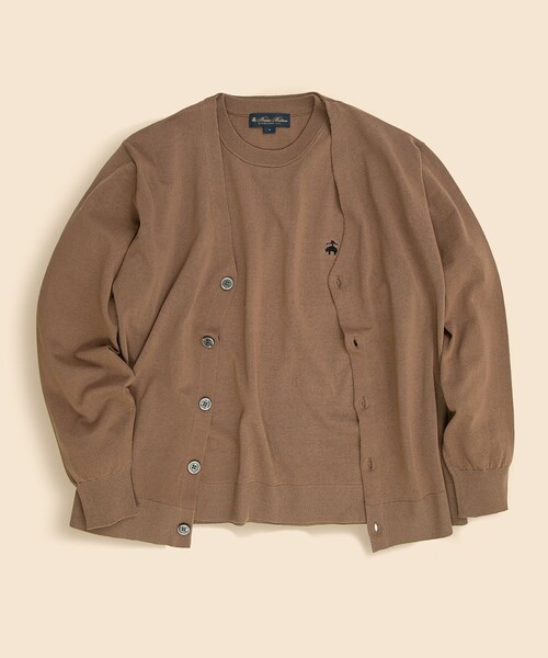 BROOKS BROTHERS(ブルックスブラザーズ)の「◆オンラインストア限定◆ギマコットン Vネックカーディガン(カーディガン/ボレロ・メンズ・ネイビー/ブラウン/グレー・LARGE/MEDIUM/SMALL/X-LARGE)」の13枚目の写真