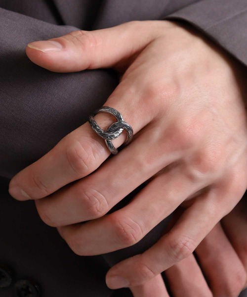 LION HEART（ライオンハート）の「【限定展開】“HAWAIIAN”レイヤードリング/サージカルステンレス（金属アレルギー対応）【LION HEART / ライオンハート】（リング・メンズ・シルバー・15号/17号/19号/21号/23号）」の9枚目の写真