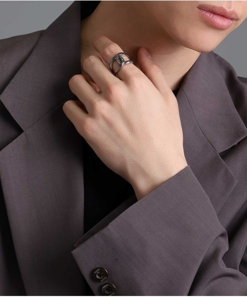 LION HEART（ライオンハート）の「【限定展開】“HAWAIIAN”レイヤードリング/サージカルステンレス（金属アレルギー対応）【LION HEART / ライオンハート】（リング・メンズ・シルバー・15号/17号/19号/21号/23号）」の10枚目の写真