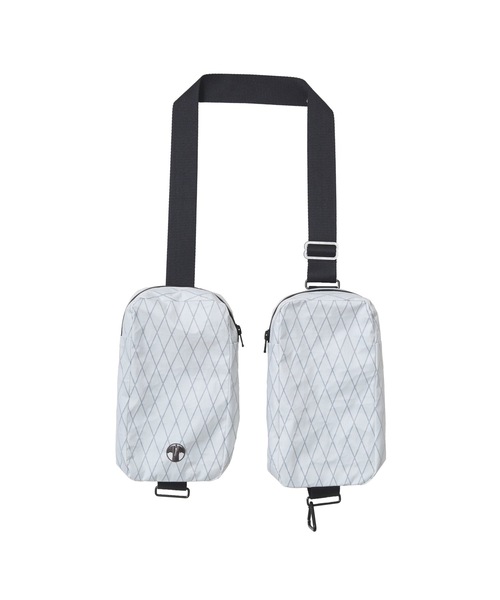 和ROBE（ワローブ）の「2026春　和ROBE　/　X-PAC EDO BAG（ショルダーバッグ・メンズ・ホワイト/ブラック・FREE）」の2枚目の写真