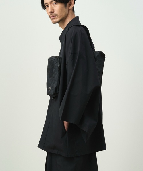 和ROBE（ワローブ）の「2026春　和ROBE　/　X-PAC EDO BAG（ショルダーバッグ・メンズ・ホワイト/ブラック・FREE）」の4枚目の写真