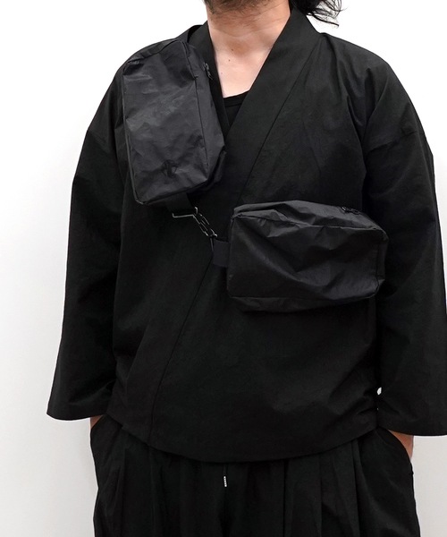 和ROBE（ワローブ）の「2026春　和ROBE　/　X-PAC EDO BAG（ショルダーバッグ・メンズ・ホワイト/ブラック・FREE）」の12枚目の写真
