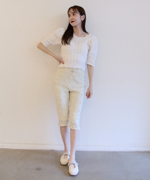 HONEY MI HONEY（ハニーミーハニー）の「dot sabrina pants（その他パンツ・レディース・ブラウン/オフホワイト/ブラック・FREE）」の18枚目の写真