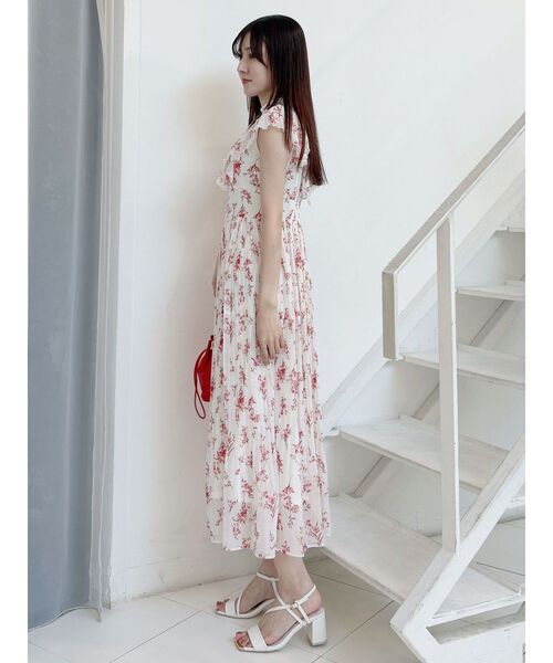 MERCURYDUO（マーキュリーデュオ）の「チェーンドローストリング フェイクレザー 巾着バッグ（ハンドバッグ・レディース・オフホワイト/レッド・FREE）」の21枚目の写真