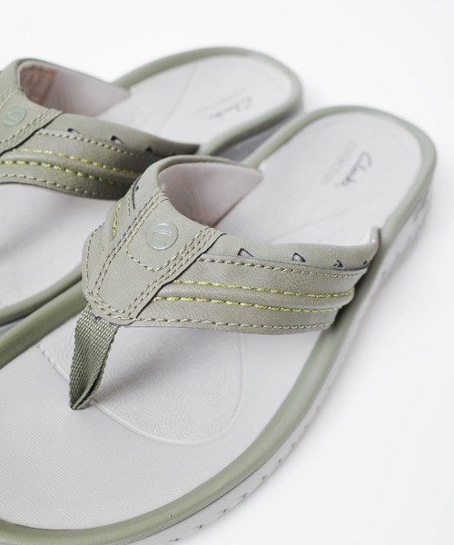 Clarks（クラークス）の「【T16】【CLARKS/クラークス】WESLEY POST ビーチサンダル CLKS006（サンダル・メンズ・オリーブ・10/9）」の17枚目の写真