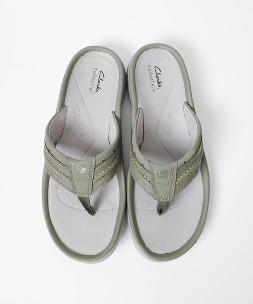 Clarks（クラークス）の「【T16】【CLARKS/クラークス】WESLEY POST ビーチサンダル CLKS006（サンダル・メンズ・オリーブ・10/9）」の16枚目の写真