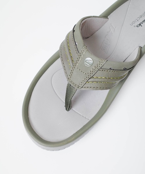 Clarks（クラークス）の「【T16】【CLARKS/クラークス】WESLEY POST ビーチサンダル CLKS006（サンダル・メンズ・オリーブ・10/9）」の12枚目の写真